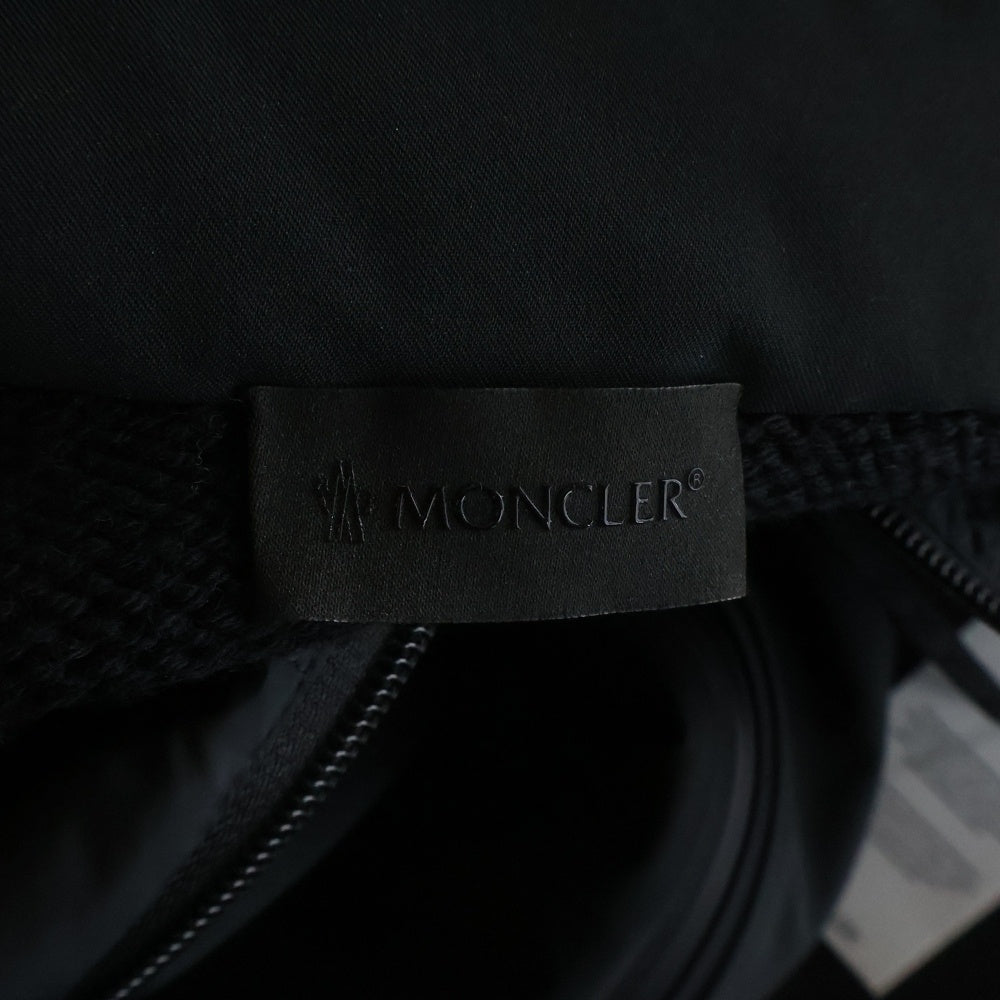 MONCLER(モンクレール) 24AW CARDIGAN TRICOT カーディガン トリコット ジップアップ ポリエステル ニット切り替え ジャケット ブラック J20919B00030 M1282