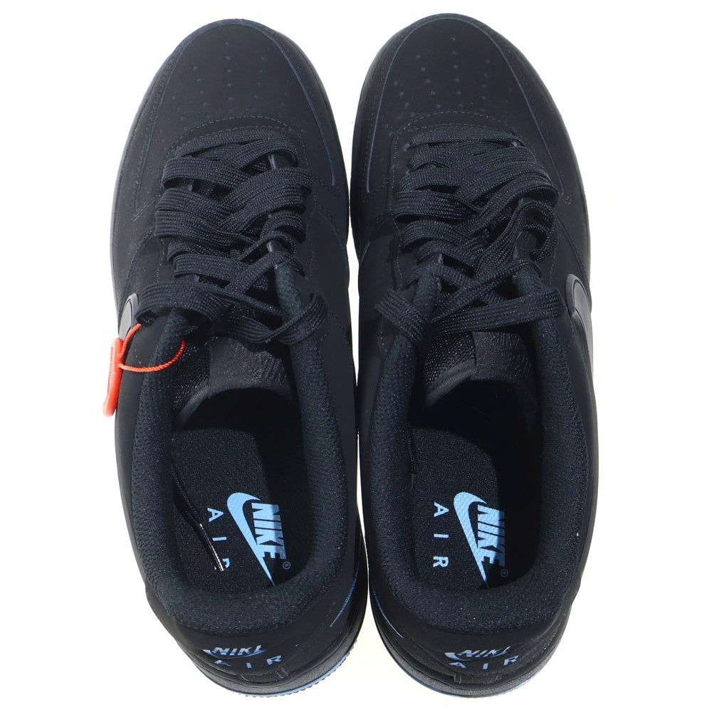 NIKE(ナイキ) AIR FORCE 1 LOW Black University Blue エアフォース 1 ローカットスニーカー ブラック/ブルー US9.5/27.5cm HV6223-001