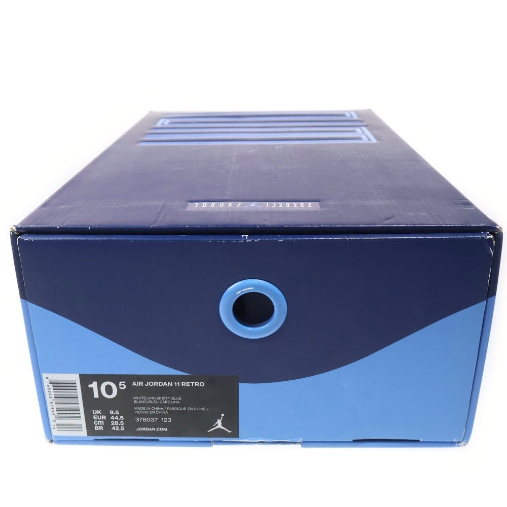 NIKE(ナイキ) AIR JORDAN 11 RETRO WIN LIKE 82 エアジョーダン11 レトロ ウィンライク82 ハイカットスニーカー ホワイト/ブルー US10/28.5cm 378037-123