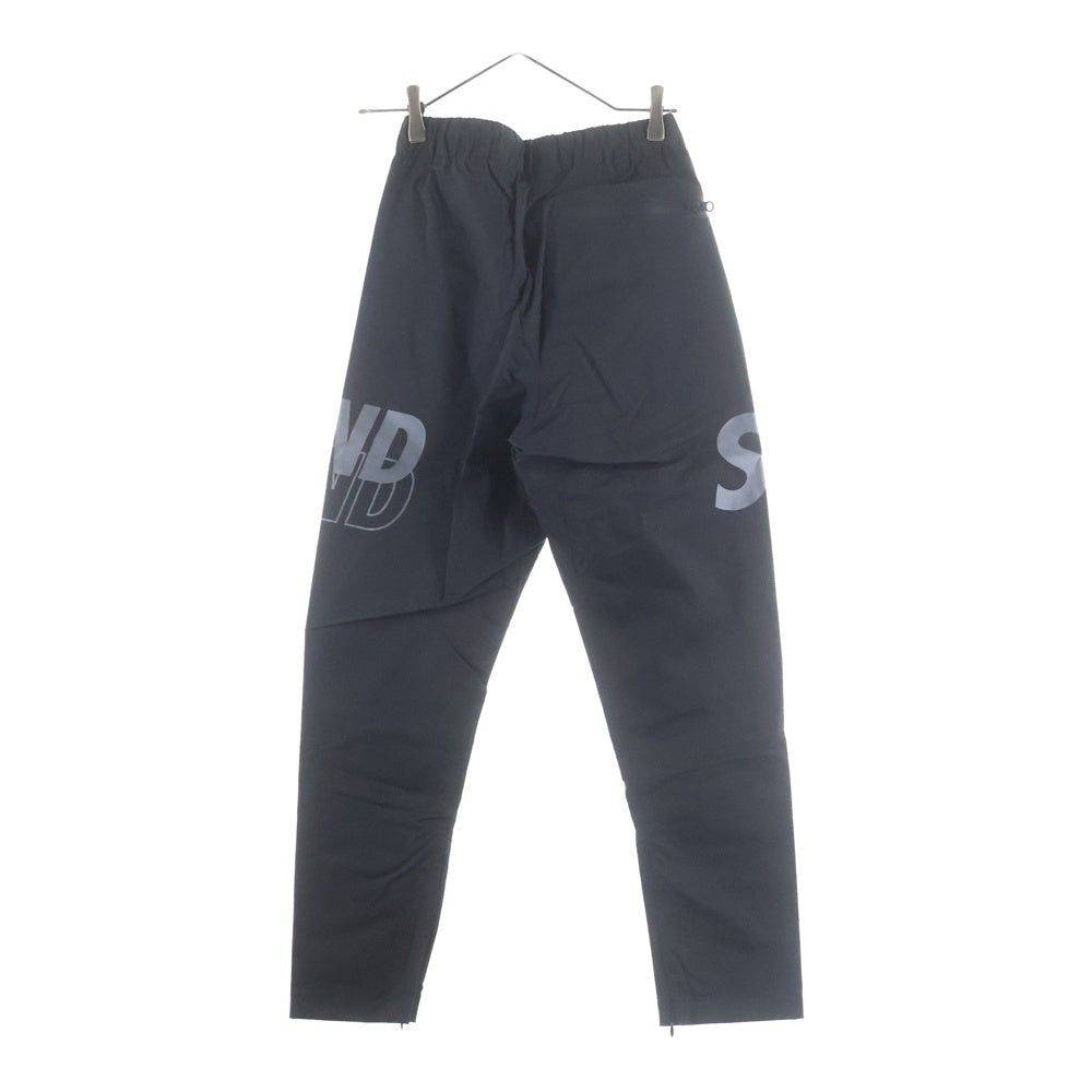 WIND AND SEA(ウィンダンシー) 24SS SEA WATER REPELLENT PANTS ロゴプリント レぺレントナイロンパンツ ブラック WDS-0-SIG-24-Q3-PT-01