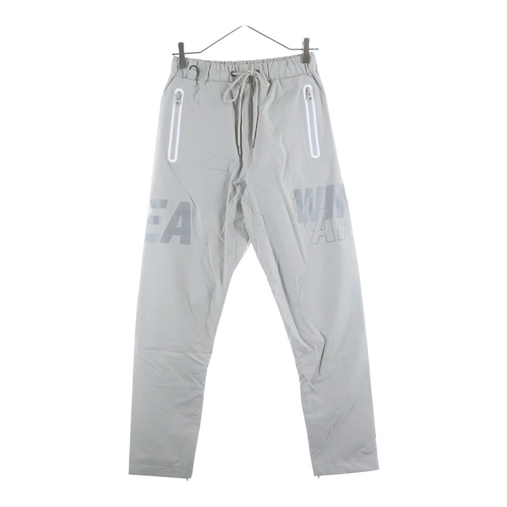 WIND AND SEA(ウィンダンシー) 24SS SEA WATER REPELLENT PANTS ロゴプリント レぺレントナイロンパンツ グレー WDS-0-SIG-24-Q3-PT-01