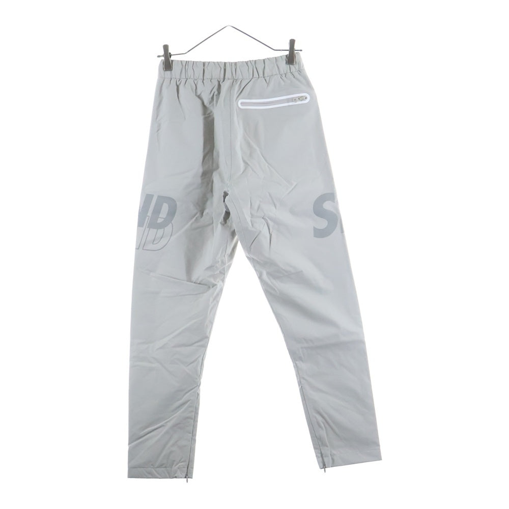 WIND AND SEA(ウィンダンシー) 24SS SEA WATER REPELLENT PANTS ロゴプリント レぺレントナイロンパンツ グレー WDS-0-SIG-24-Q3-PT-01