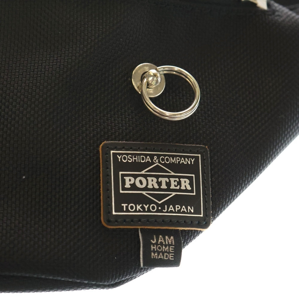 PORTER(ポーター) ×JAM HOME MADE ジャムホームメイド ウェストポーチ ショルダーバッグ ブラック