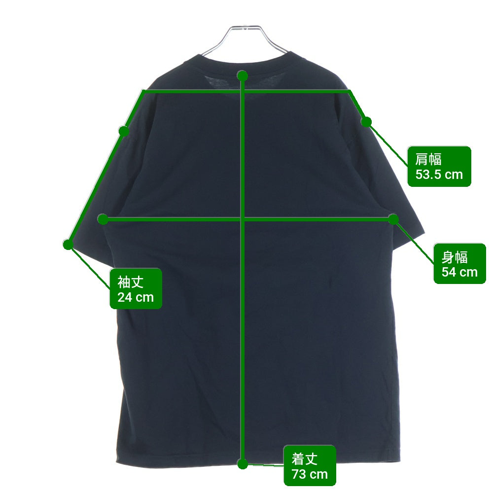 Y/PROJECT(ワイプロジェクト) EVERGREEN T-SHIRT エバーグリーン ピンチロゴ クルーネック半袖Tシャツ カットソー ブラック 204TS001 J83