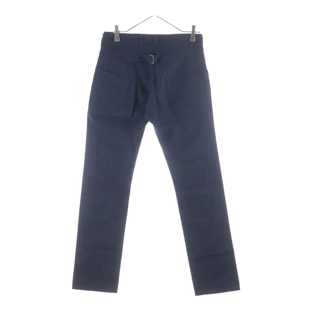 JUNYA WATANABE COMME des GARCONS(ジュンヤワタナベ コムデギャルソン) 15SS AD2014 シンチバック付 ウールスラックスパンツ ネイビー WO-P046