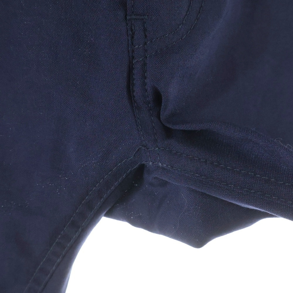 JUNYA WATANABE COMME des GARCONS(ジュンヤワタナベ コムデギャルソン) 15SS AD2014 シンチバック付 ウールスラックスパンツ ネイビー WO-P046