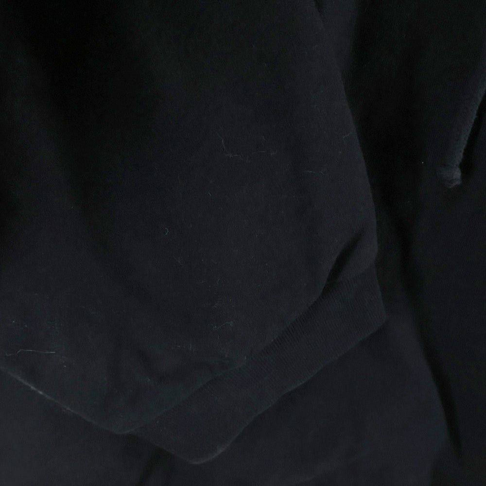 RAF SIMONS(ラフシモンズ) 20SS Oversized Hoodie with Patches and Pins パッチワーク オーバーサイズド フーデッド パーカー ブラック 201-175