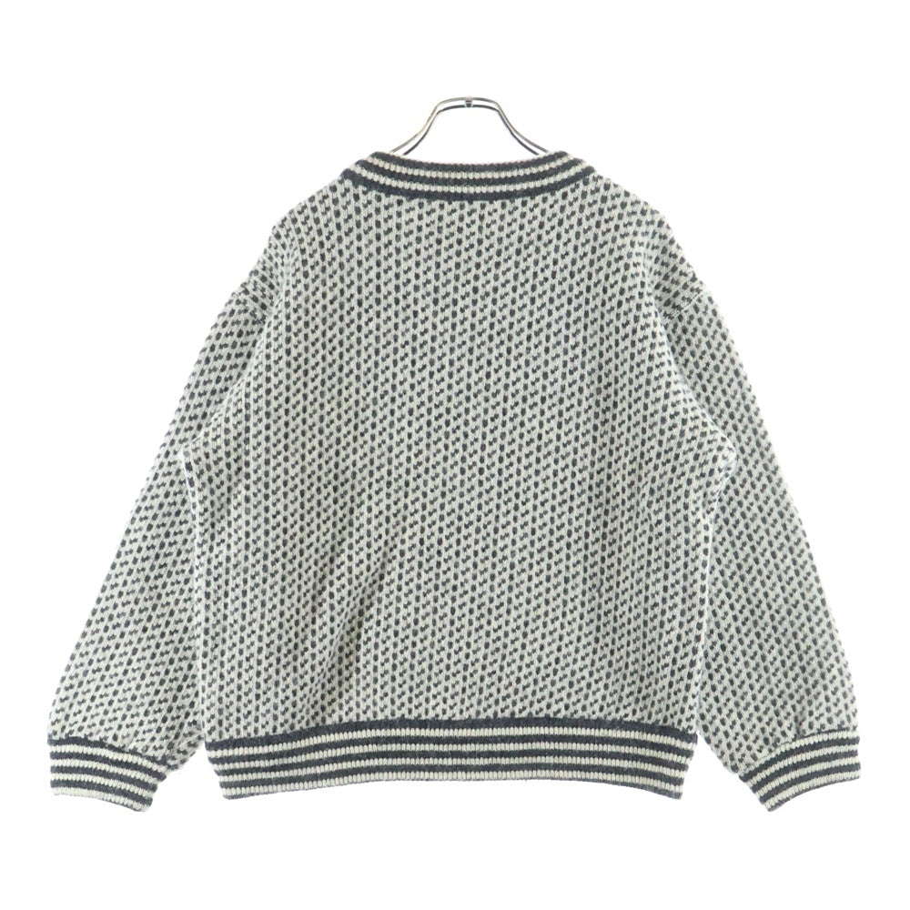 L.L.Bean(エルエルビーン) 80S VINTAGE ヴィンテージ ハイゲージ バーズアイ ニット カーディガン ベージュ