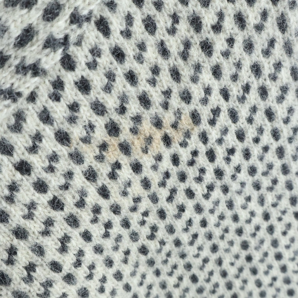 L.L.Bean(エルエルビーン) 80S VINTAGE ヴィンテージ ハイゲージ バーズアイ ニット カーディガン ベージュ