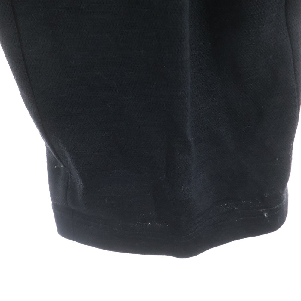 COMME des GARCONS HOMME(コムデギャルソンオム) 12SS リネン混 ジップフライ テーパード スラックスパンツ ブラック HI-P031 AD2011