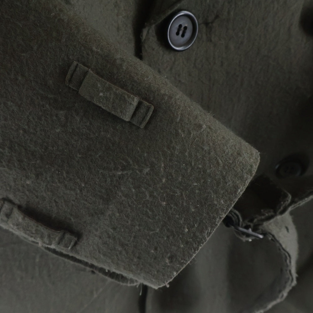 UNDERCOVER(アンダーカバー) 05AW ARTS&CRAFTS期 フェルト トレンチコート カーキ 5A40-C14
