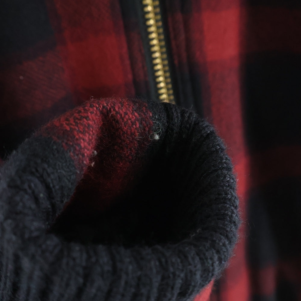 NEIGHBORHOOD(ネイバーフッド) 22AW BUFFALO CHECK JACKET バッファローチェック ジップアップジャケット レッド 222UTNH-JKM01