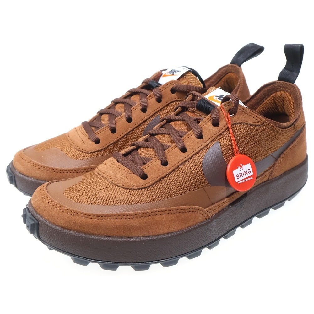 NIKE(ナイキ) ×TOM SACHS WMNS GENERAL PURPOSE SHOE トムサックス ウィメンズ ジェネラルパーパスシュー ローカットスニーカー ブラウン U10/27cm DA6672-201 レディース