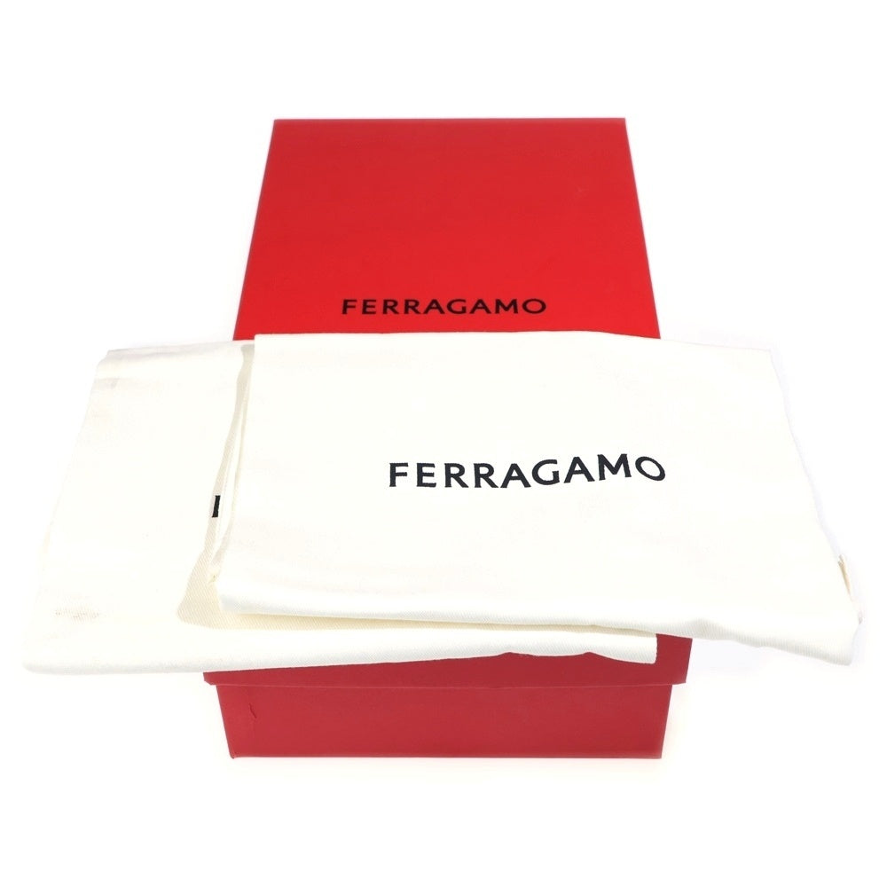 Salvatore Ferragamo(サルヴァトーレ フェラガモ) SALVATORE GANCINI MOCCASIN LOAFER サルバトーレ ガンチーニ モカシン ペイズリー ポインテッドトゥ ビットローファー ブルー レディース