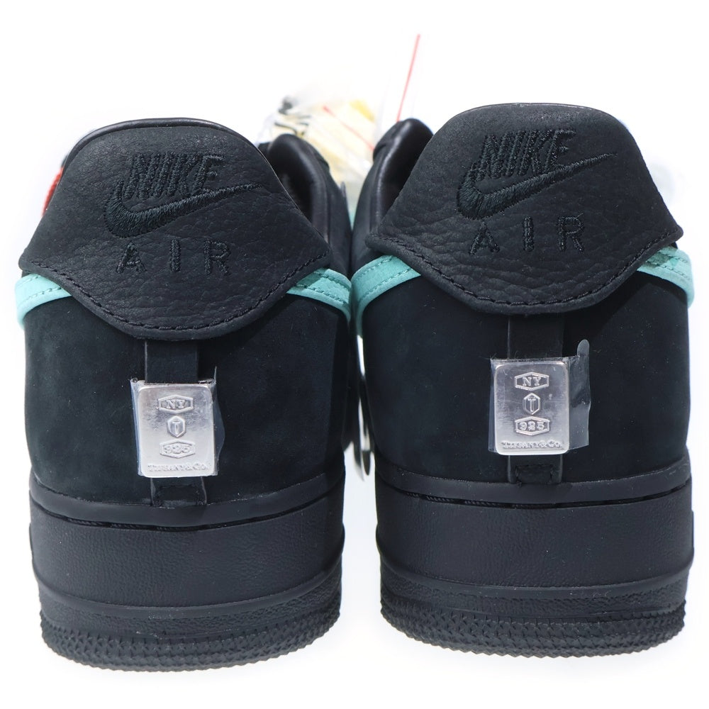 NIKE(ナイキ) ×TIFFANY&CO AIR FORCE 1 LOW 1837 BLACK ティファニー エアフォース1 ローカットスニーカー シューズ ブルー/ブラック US9.5/27.5cm DZ1382-001