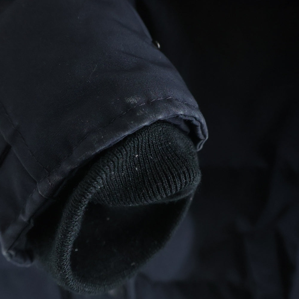 CANADA GOOSE(カナダグース) SHELBURNE PARKA FF シェルバーン フュージョンフィット ロゴワッペン フードファー ジップアップ ダウン ジャケット ネイビー レディース 3802LA