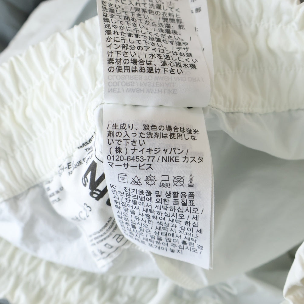 NIKE(ナイキ) ×sacai プリーツデザイン ポリエステルロングスカート グレー CZ4683-100 レディース