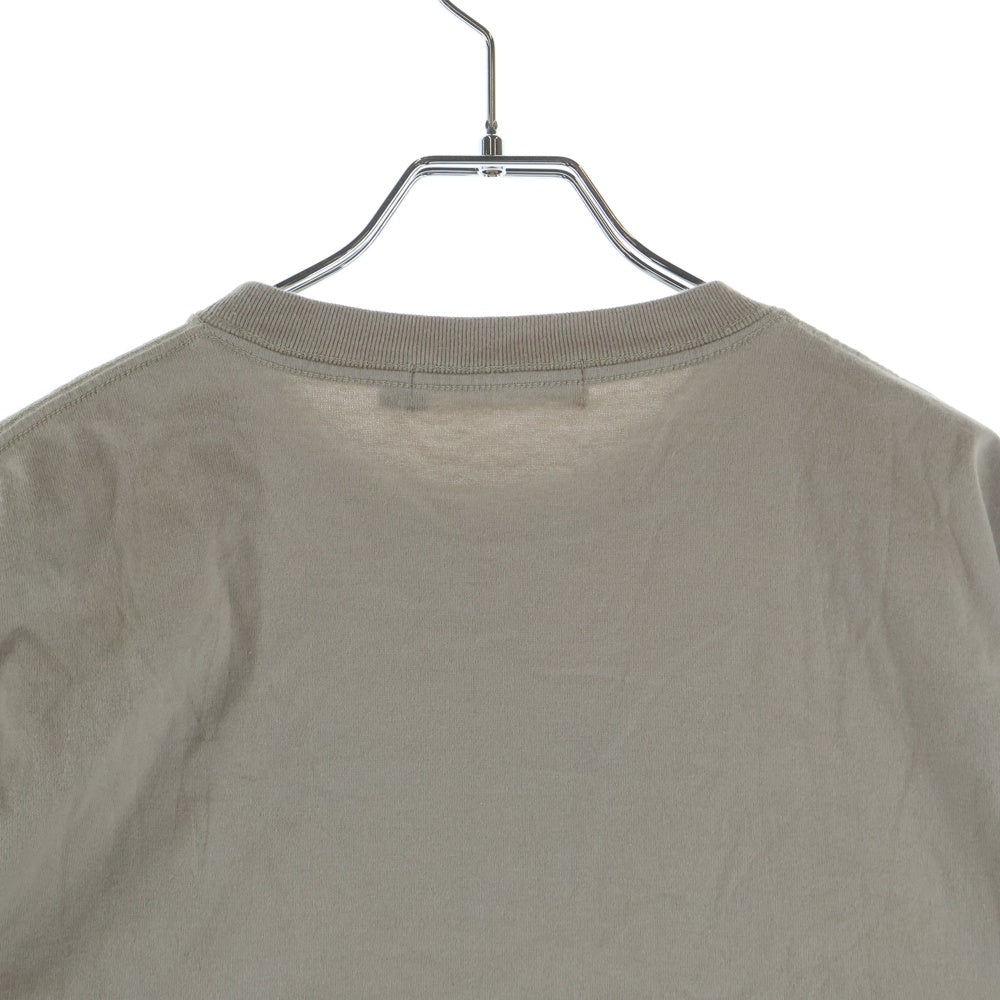 UNDERCOVER(アンダーカバー) フロントプリント コットン クルーネック半袖Tシャツ カットソー ベージュ UC2C3807