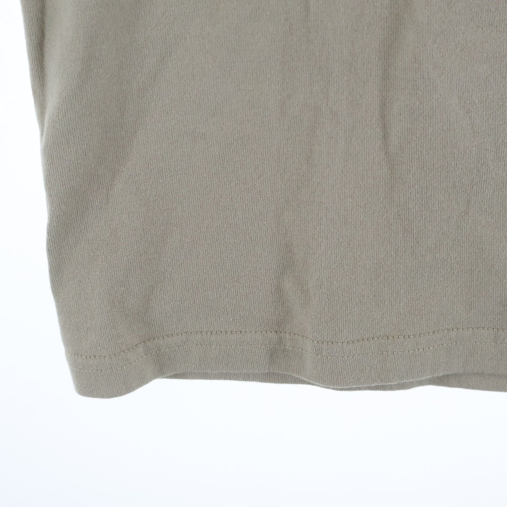 UNDERCOVER(アンダーカバー) フロントプリント コットン クルーネック半袖Tシャツ カットソー ベージュ UC2C3807