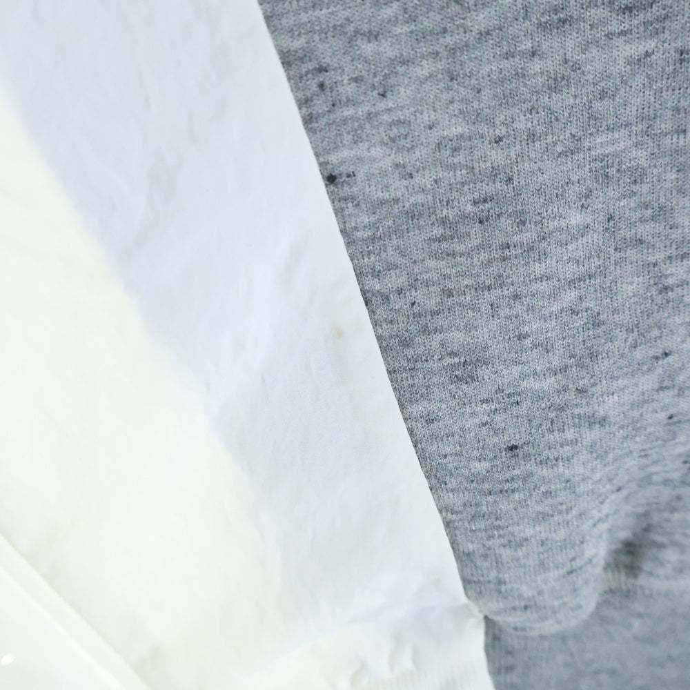 NIKE(ナイキ) ×sacai ロゴプリント ドッキング フーデット プルオーバーパーカー グレー CZ4695-063