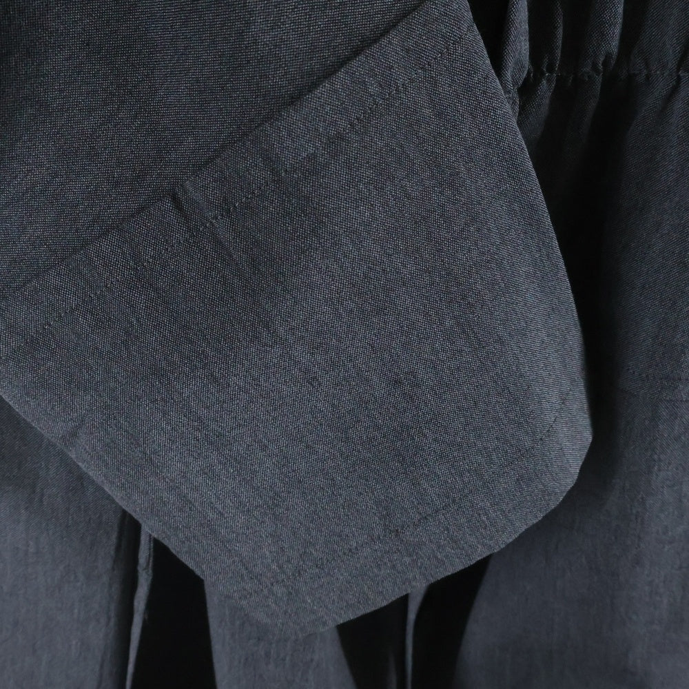 tricot COMME des GARCONS(トリコ コム デ ギャルソン) ギャザーデザイン ボタンアップ ウールワンピース グレー TA-C001 レディース