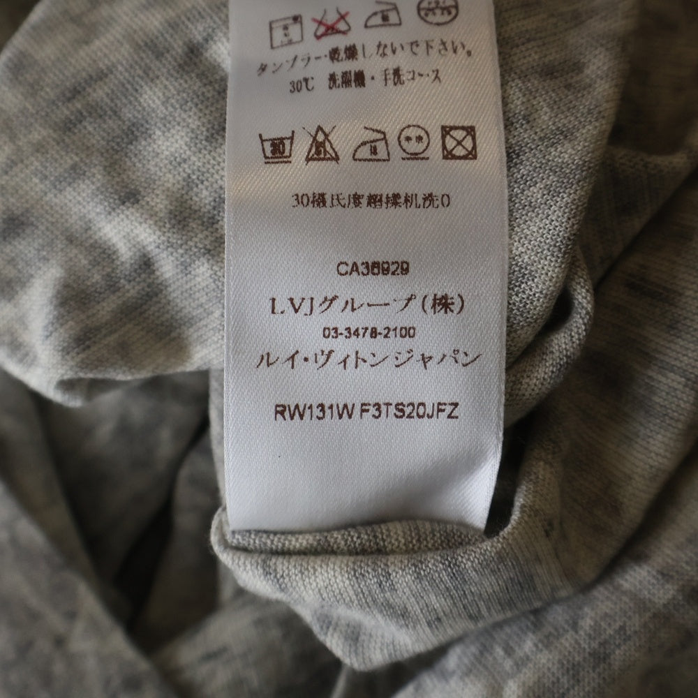 LOUIS VUITTON(ルイヴィトン) 13SS モノグラム 胸ポケット クルーネック半袖Tシャツ カットソー グレー RW131WF3TS20JFZ