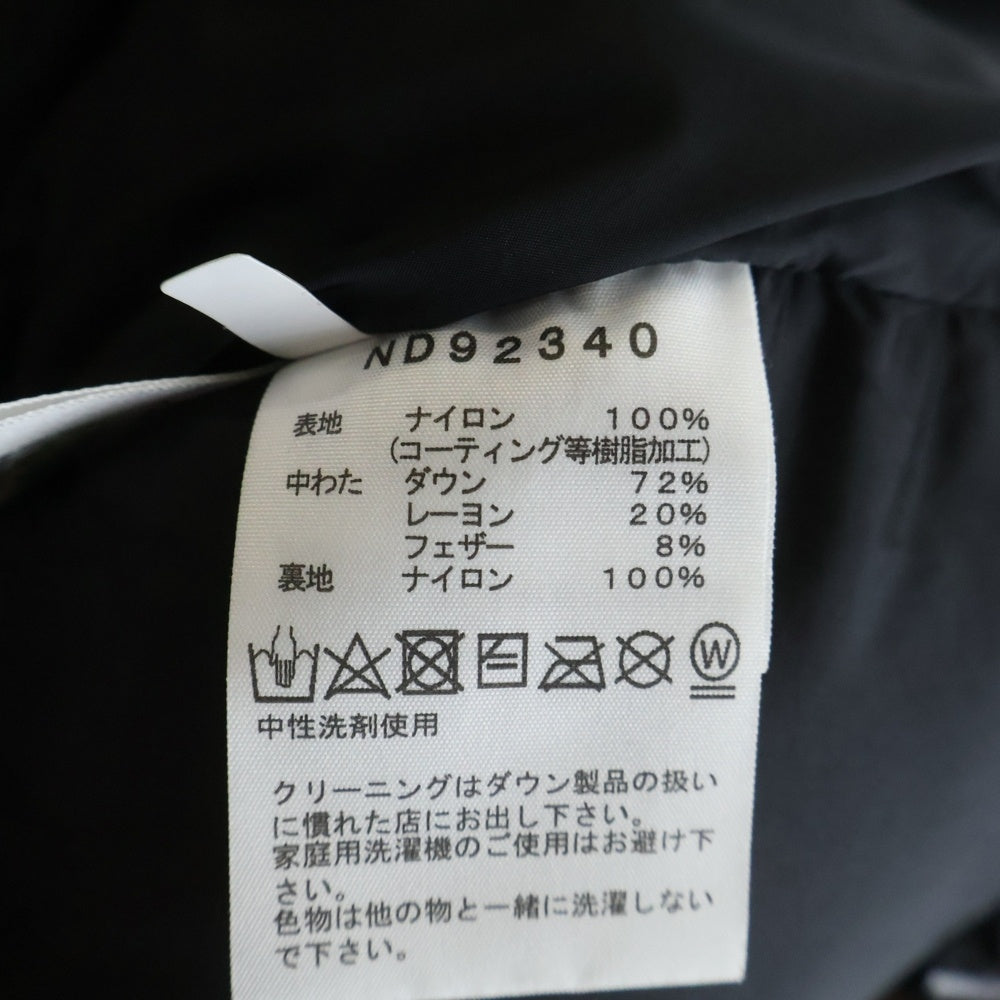 THE NORTH FACE(ザノースフェイス) BALTRO LIGHT JACKET バルトロライト フーデッド ジップアップ ダウンジャケット ブラック ND92340
