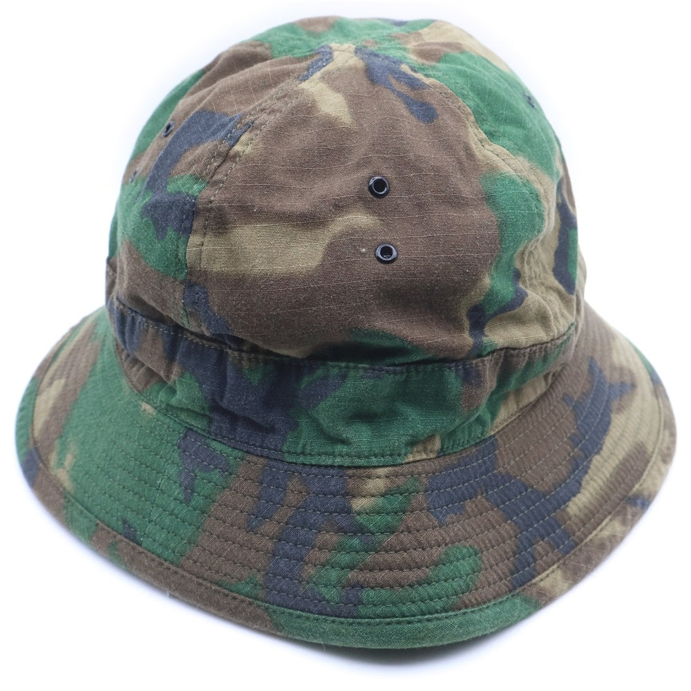 TENDERLOIN(テンダーロイン) JUNGLE HAT RIP STOP CAMO リップストップ カモ柄 ジャングルバケットハット 帽子 カーキ
