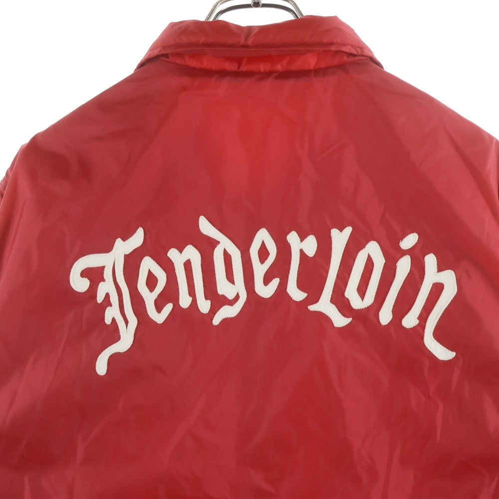 TENDERLOIN(テンダーロイン) 16AW T-NYLON COACH JKT ロゴパッチ ナイロン コーチジャケット レッド