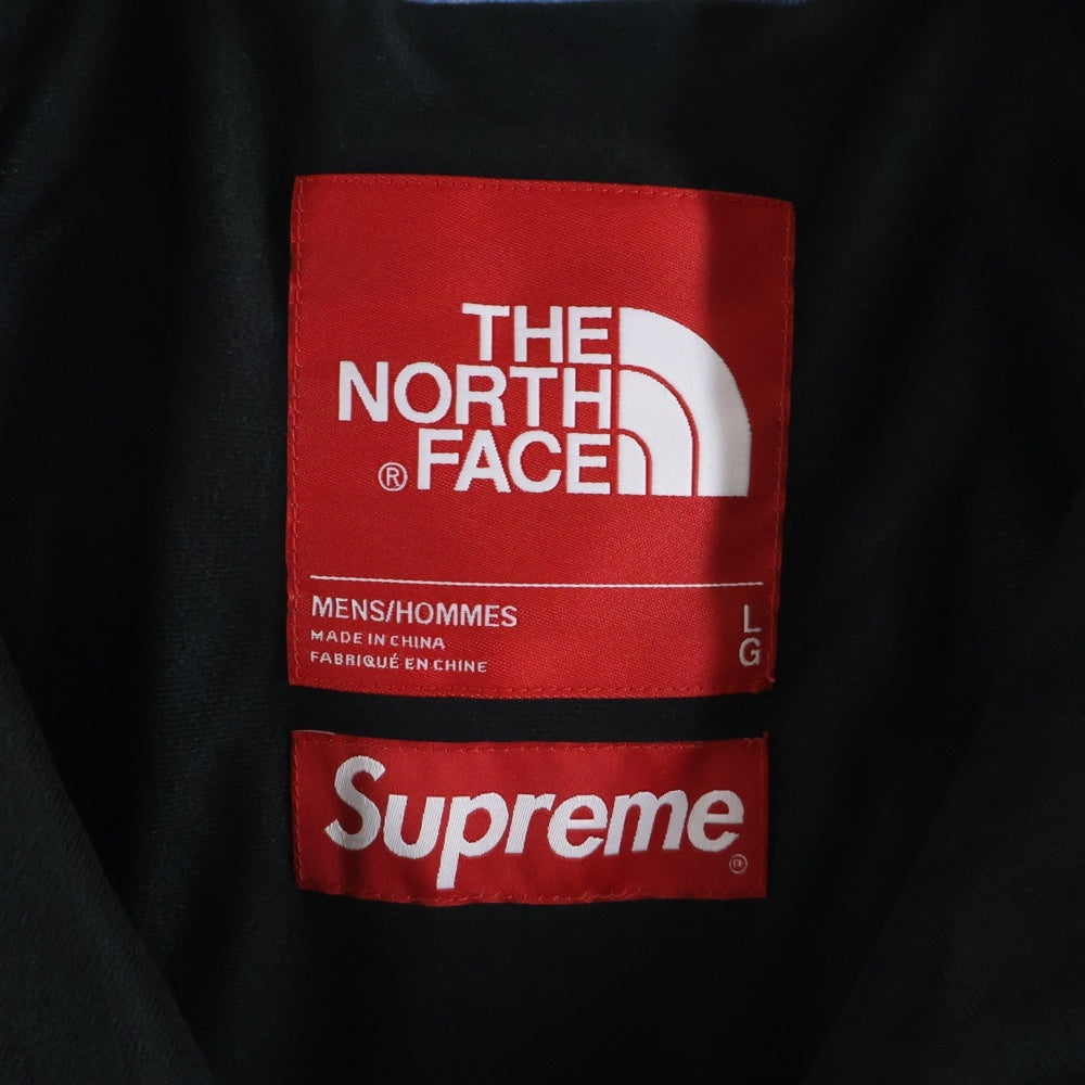 SUPREME(シュプリーム) 21AW ×THE NORTH FACE Bleached Denim Print Mountain Jacket ザノースフェイス ブリーチド マウンテンプリント デニムジャケット インディゴ NP52100I