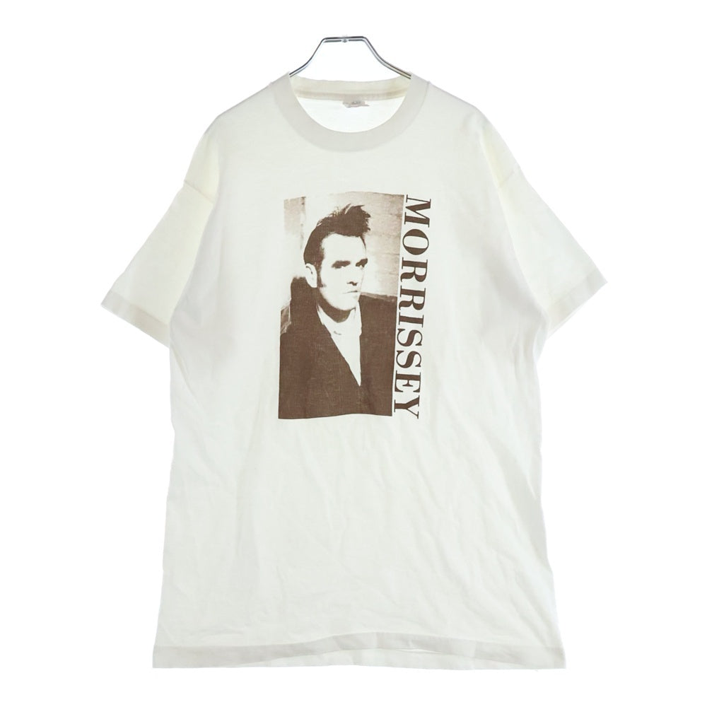 VINTAGE(ヴィンテージ) 90S VINTAGE MORRISSEY TEE ヴィンテージ モリッシー フロントプリントTシャツ FRUIT OF THE ROOMタグ 半袖クルーネックカットソー ホワイト