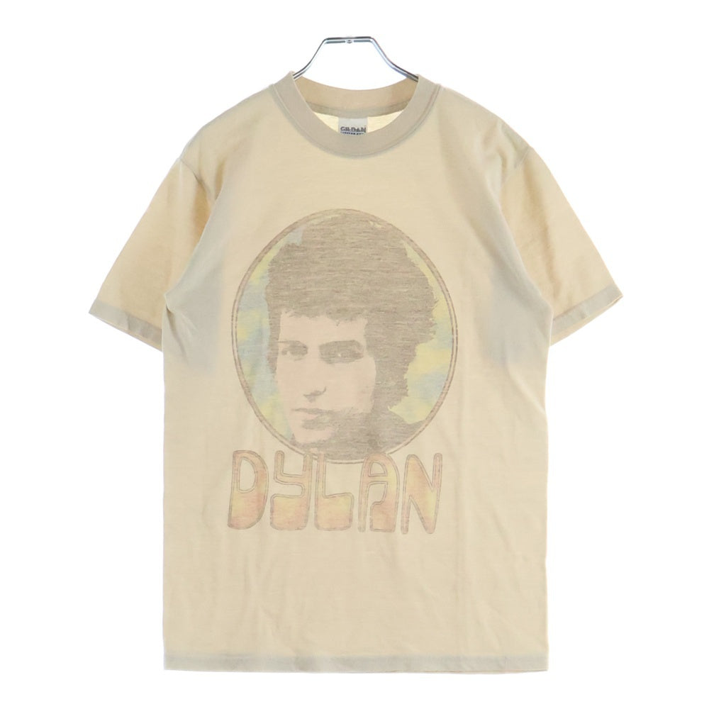 VINTAGE(ヴィンテージ) 00S VINTAGE BOB DYLAN TEE ヴィンテージ ボブディラン フロントプリントTシャツ 半袖クルーネックカットソー ベージュ
