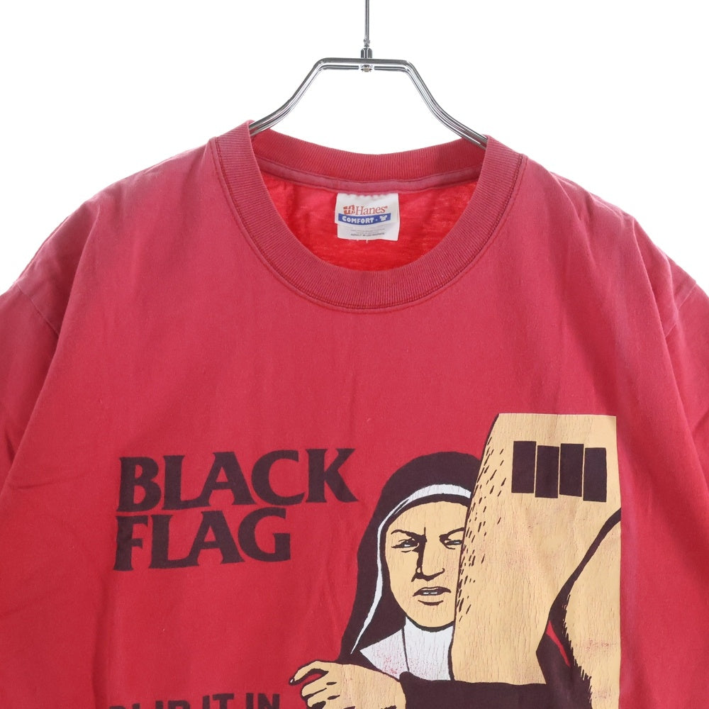 VINTAGE(ヴィンテージ) 90-00S VINTAGE BLACK FLAG SLIP IT ON TEE ヴィンテージ ブラックフラッグ スリップイットオン フロントプリントTシャツ HANESタグ 半袖クルーネックカットソー