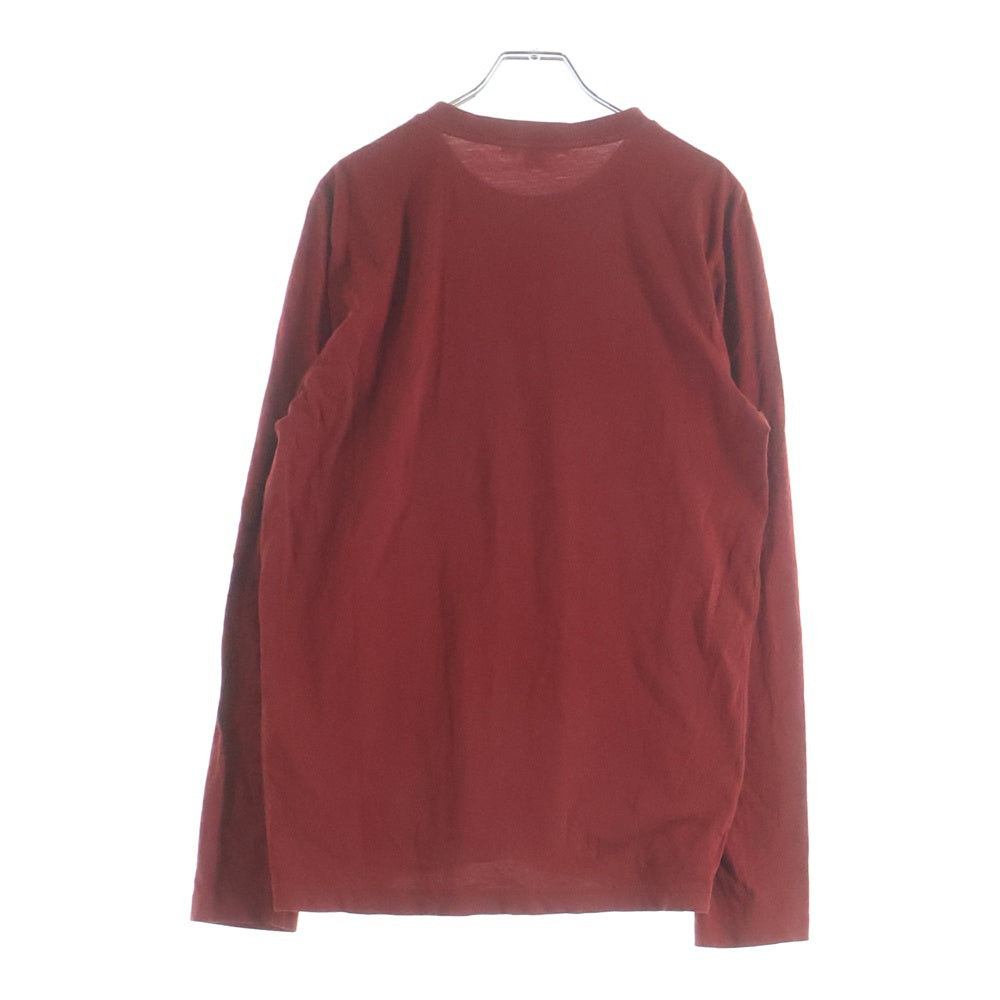 Y-3(ワイスリー) ロゴプリント ロングスリーブカットソー 長袖Tシャツ レッド DP0570 16C001