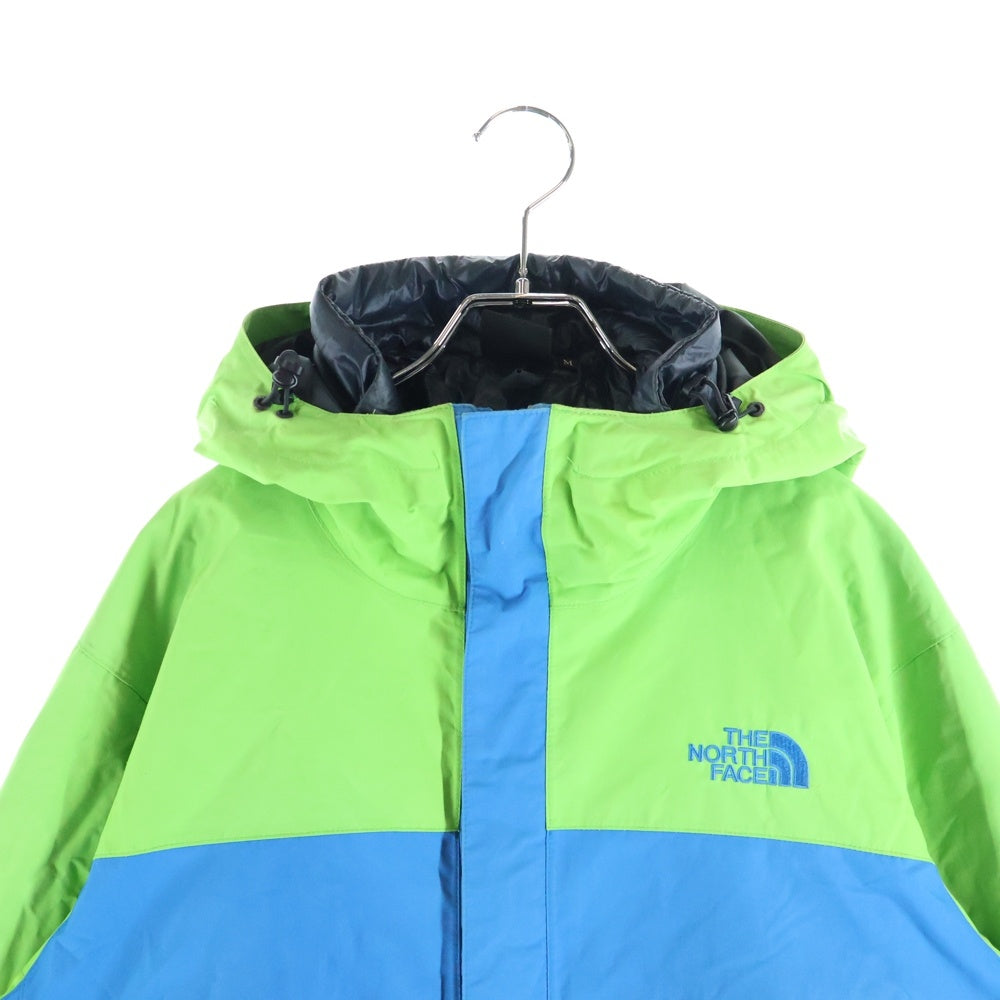THE NORTH FACE(ザノースフェイス) TRICLIMATE JACKET トリクライメイト ロゴデザイン フーデッド ジップアップ ナイロンジャケット グリーン NP15015