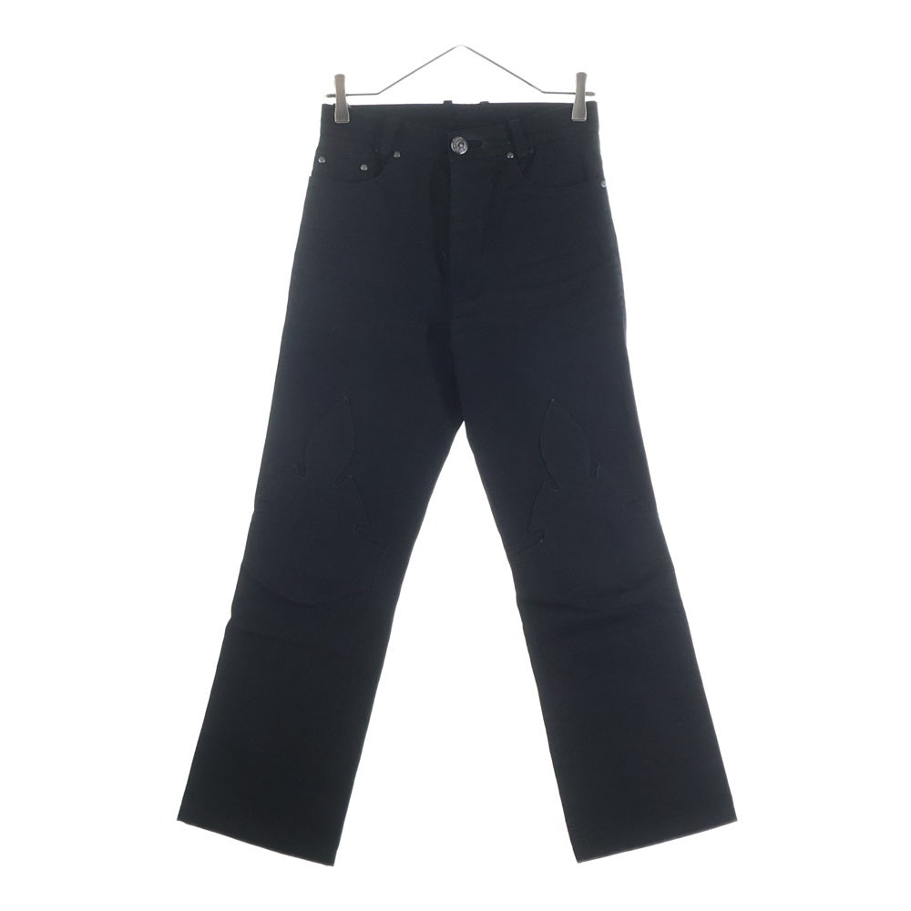 CHROME HEARTS(クロムハーツ) OLD FLEURKNEE DNM PANTS オールド フレアニー デニムパンツ ブラック