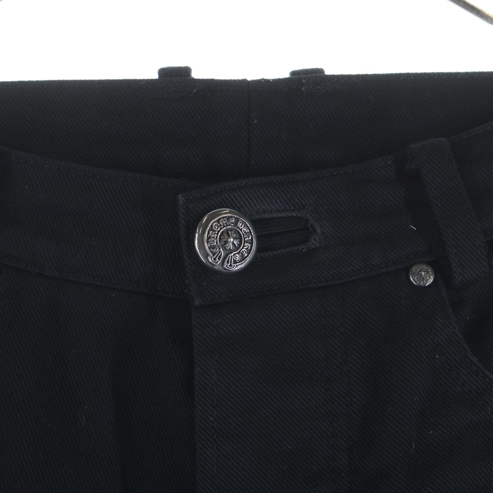 CHROME HEARTS(クロムハーツ) OLD FLEURKNEE DNM PANTS オールド フレアニー デニムパンツ ブラック