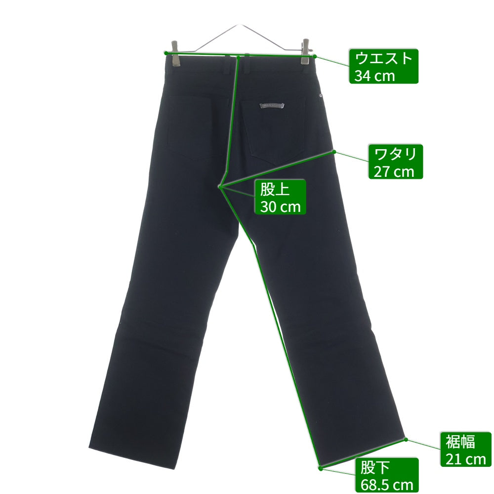 CHROME HEARTS(クロムハーツ) OLD FLEURKNEE DNM PANTS オールド フレアニー デニムパンツ ブラック