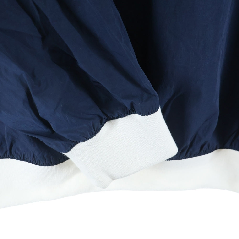 NIKE(ナイキ) NIKE AS W NSW ESSTL WVN UV LS VNCK ARMORY エッセンシャルウーブン ナイロン Vネック 長袖トップス ネイビー レディース FV7650-480