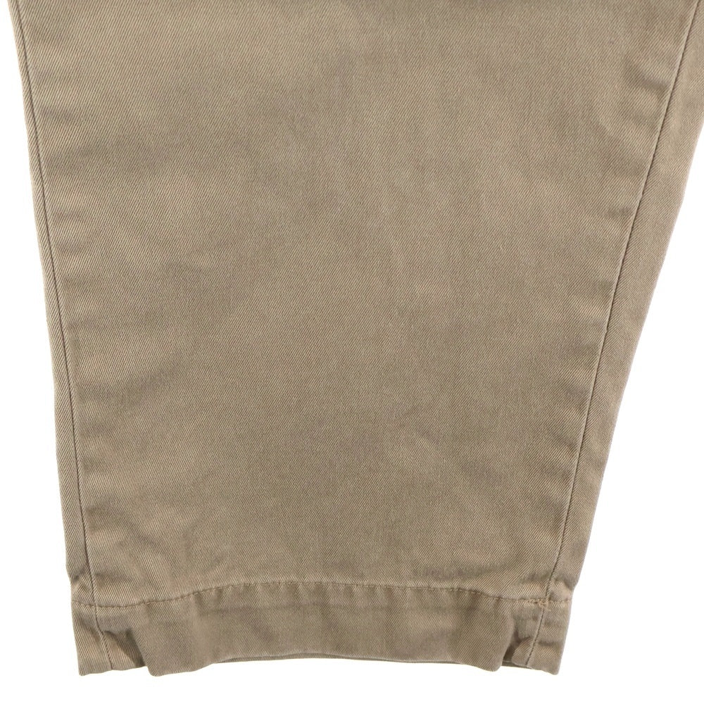 SUPREME(シュプリーム) 25SS Pin up chino pant ピン アップ ロゴエンブロイダリー ボタンフライ マルチポケット コットン チノパンツ ベージュ