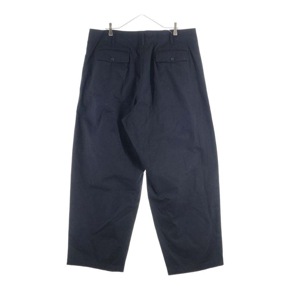 Y's for men(ワイズフォーメン) 25AW KATSURAGI SIDE TAPE PANTS カツラギ 3タック脇テープパンツ ブラック MA-P01-002