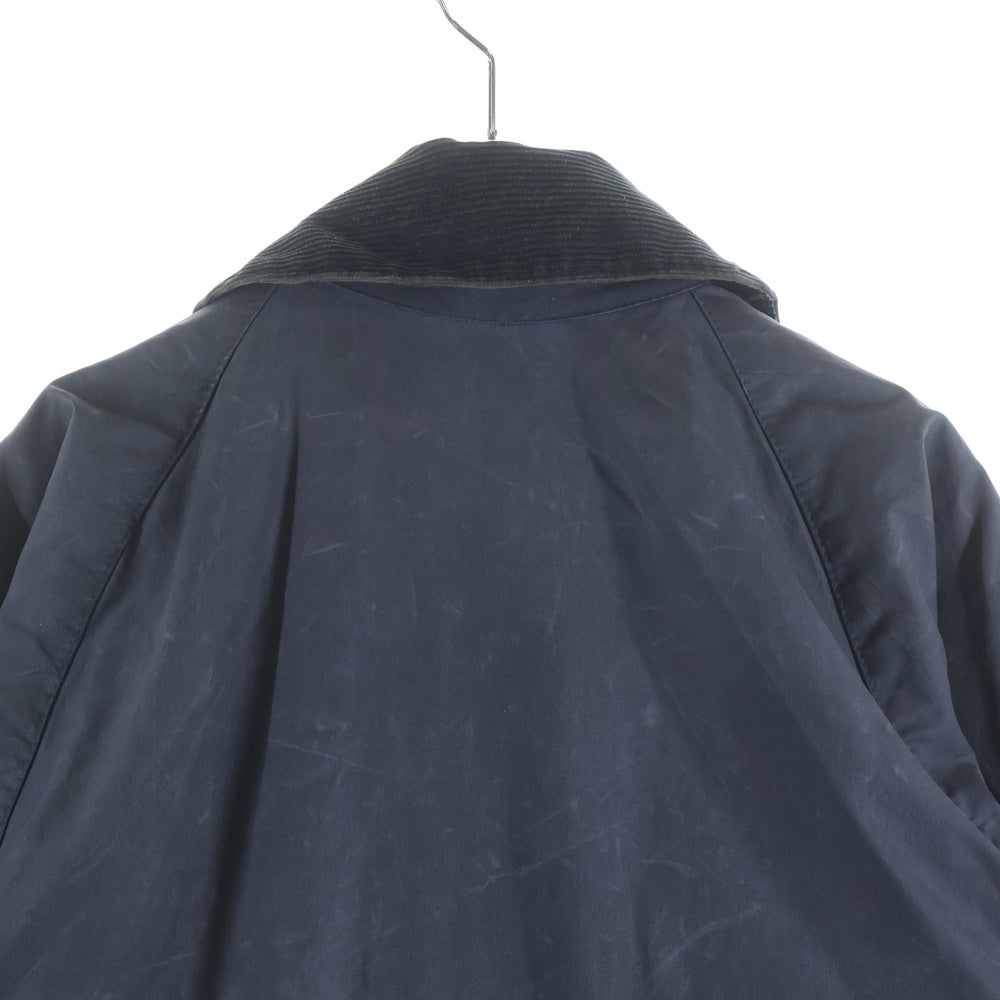 Barbour(バブアー) 80S VINTAGE BURGHLEY ヴィンテージ バーレー オイルドロングジャケット ロングコート ネイビー