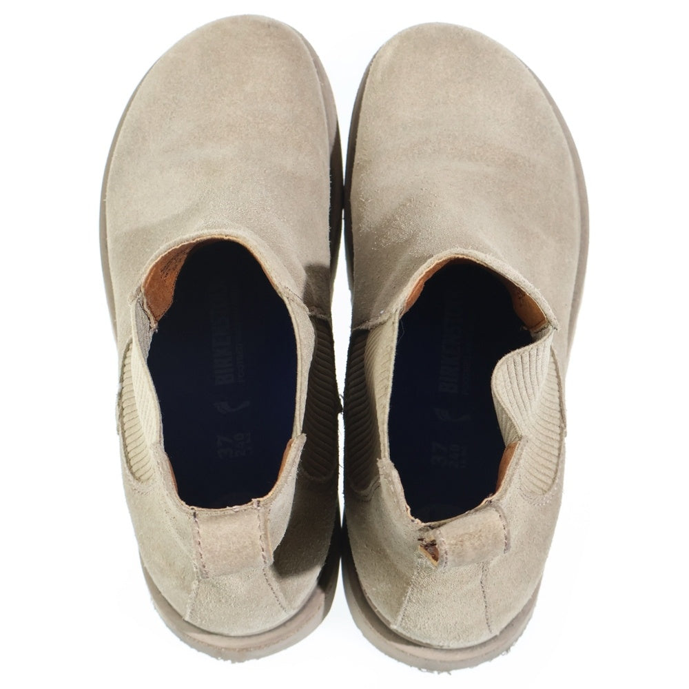 BIRKENSTOCK(ビルケンシュトック) HIGHWOOD SLIP ON ハイウッド スリッポン スウェードレザー サイドゴアブーツ レディース ベージュ