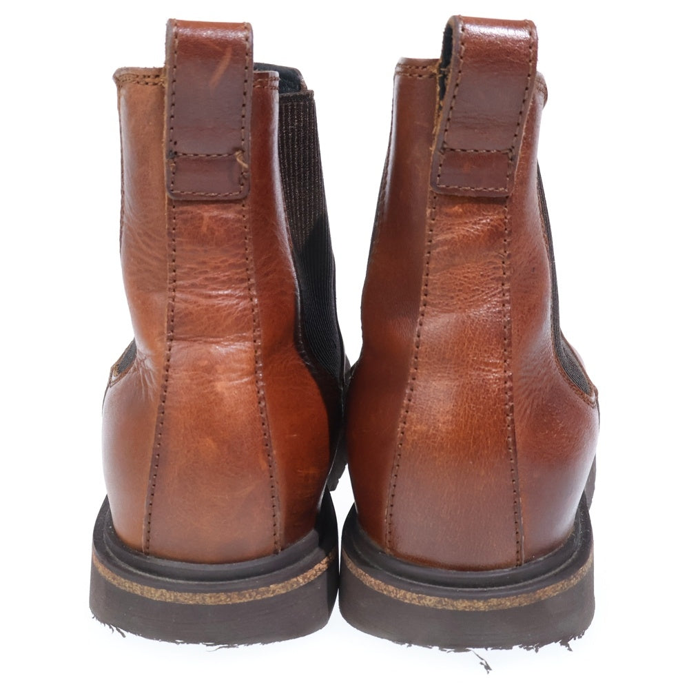 BIRKENSTOCK(ビルケンシュトック) HIGHWOOD SLIP ON ハイウッド スリッポン レザーサイドゴアブーツ レディース ブラウン