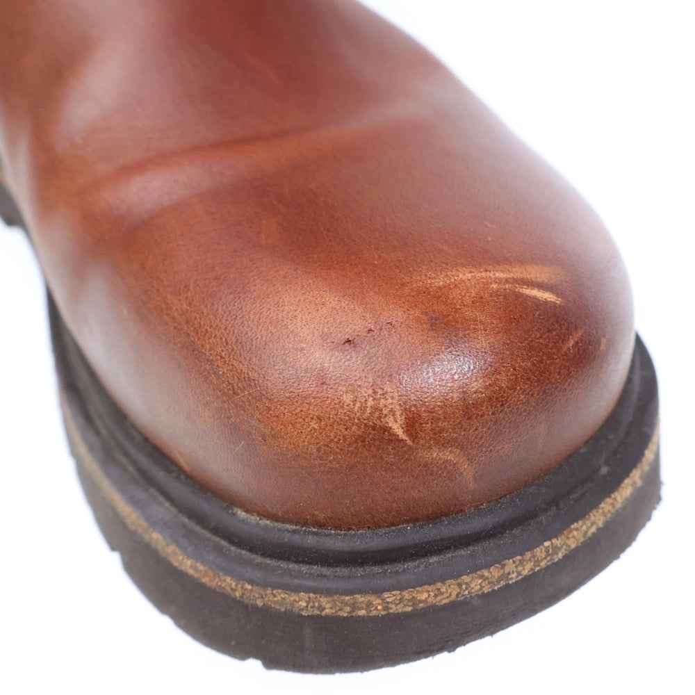 BIRKENSTOCK(ビルケンシュトック) HIGHWOOD SLIP ON ハイウッド スリッポン レザーサイドゴアブーツ レディース ブラウン
