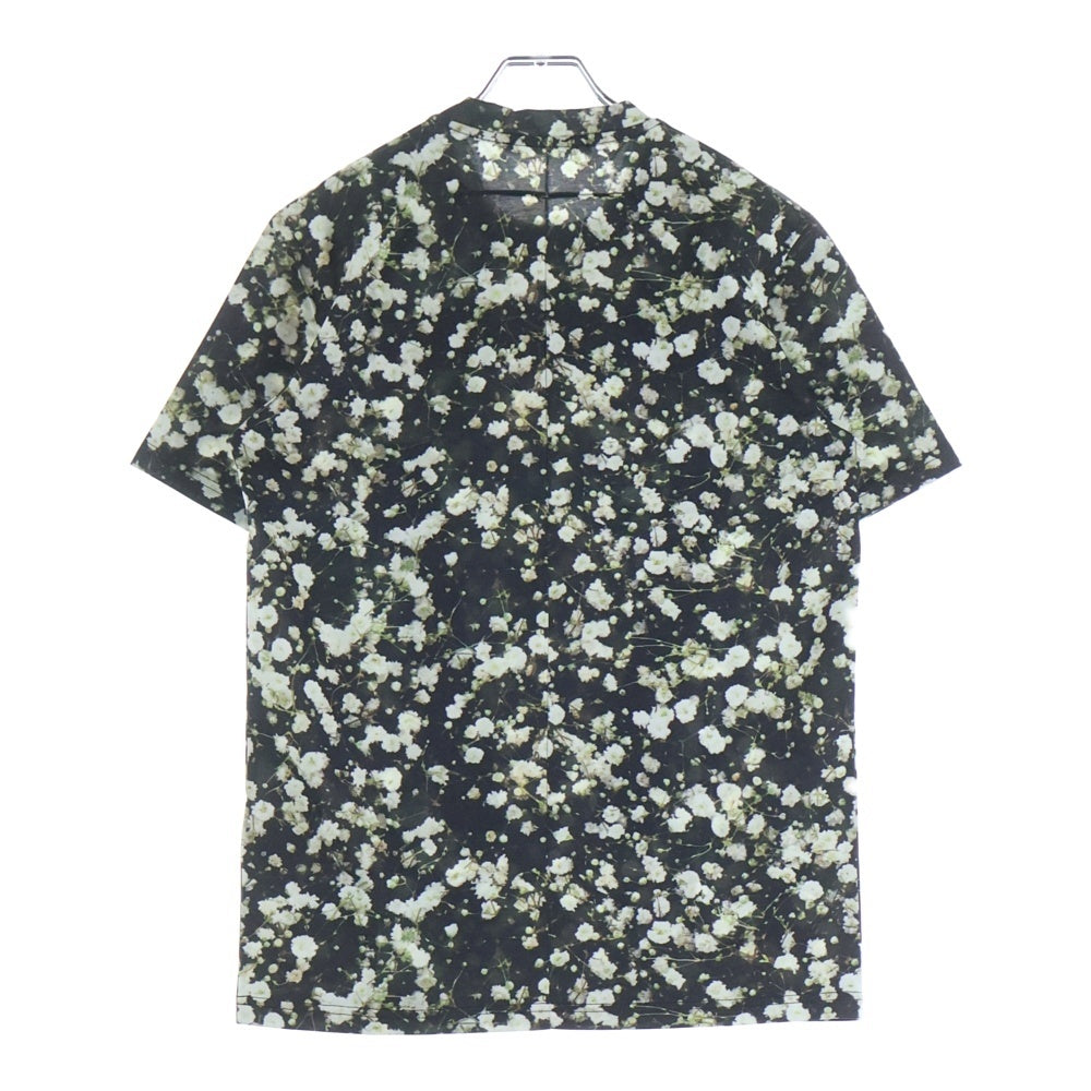 GIVENCHY(ジバンシィ) 15SS カスミ草 総柄プリントデザイン クルーネック半袖Tシャツ カットソー ホワイト/ブラック 15S 7310 651