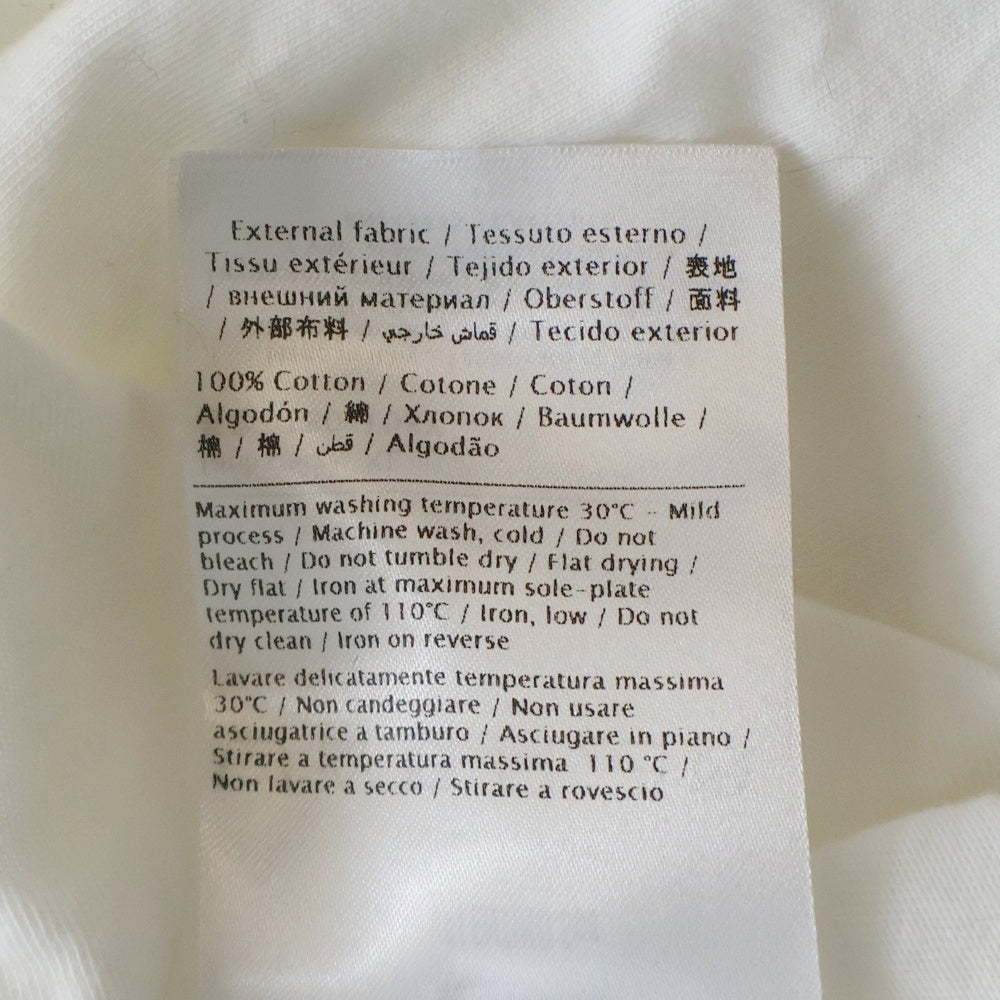 VALENTINO(ヴァレンティノ) VLTN フロントロゴプリント デザイン クルーネック半袖Tシャツ カットソー ホワイト QV0MG10V3LE
