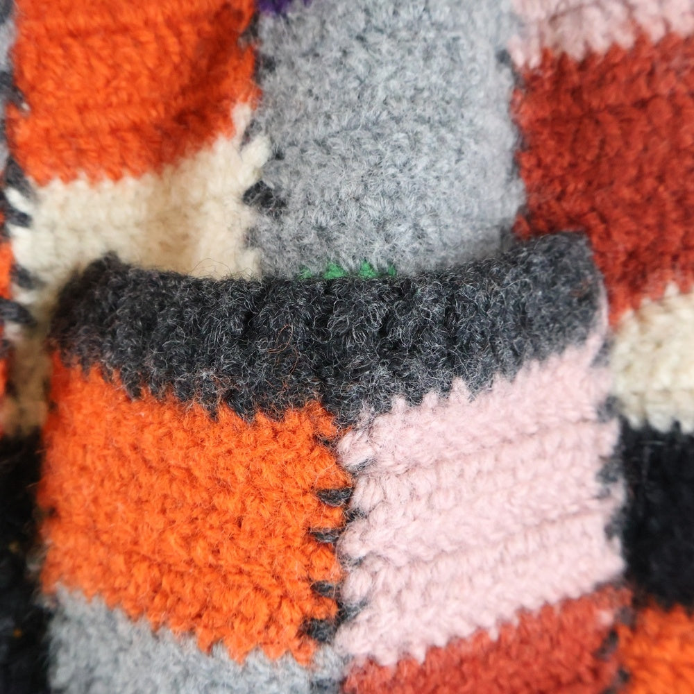 MARNI(マルニ) 21AW クロシェ編み パッチワーク ニットパンツ マルチカラー