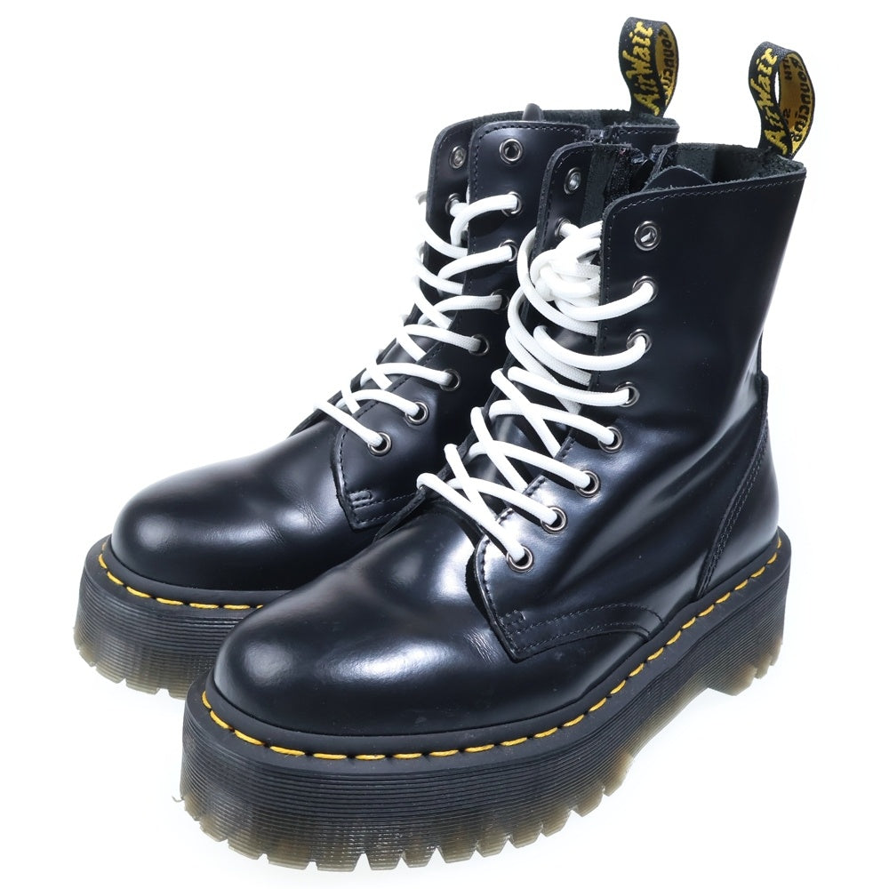 Dr.Martens(ドクターマーチン) JADON ジェイドン レザー サイドジップ 8ホールブーツ ブラック レディース 15265001