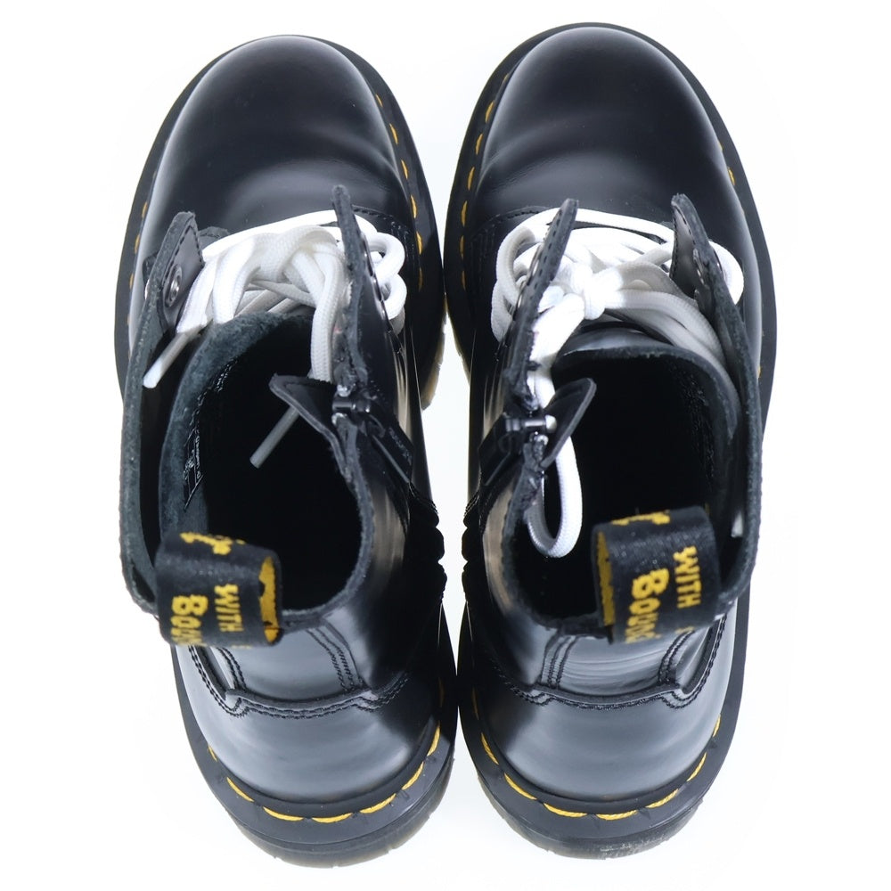 Dr.Martens(ドクターマーチン) JADON ジェイドン レザー サイドジップ 8ホールブーツ ブラック レディース 15265001